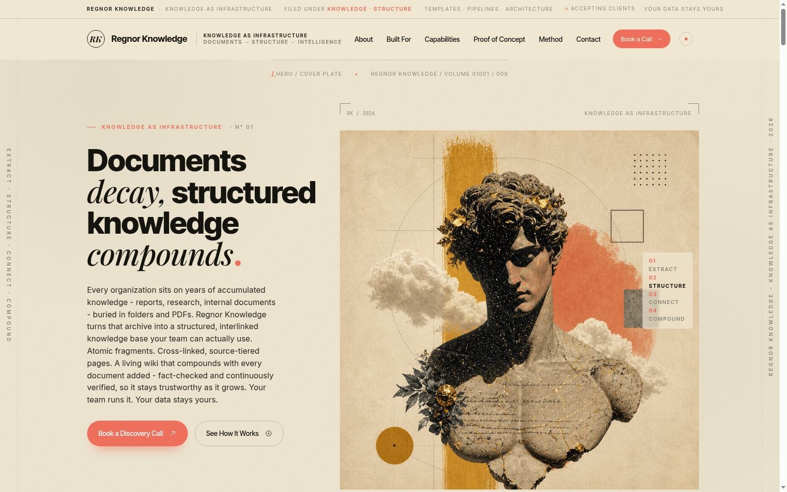Regnor Knowledge product interface
